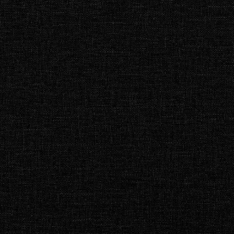 Łóżko z materacem, Dover, czarne, 140x190 cm, obite tkaniną