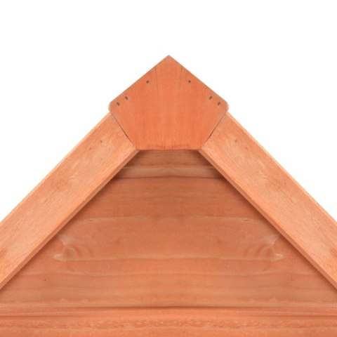 Schowek ogrodowy, 71 x 60 x 213 cm, drewniany