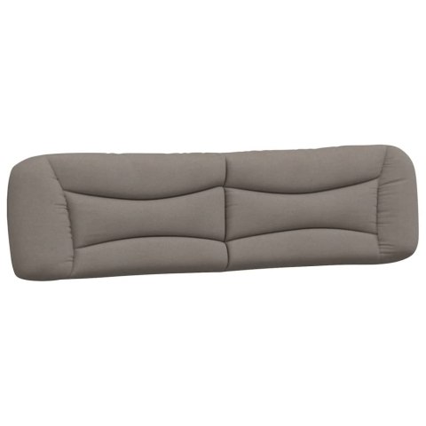 Rama łóżka z LED bez materaca Hvar Taupe 200x200 cm Tkanina