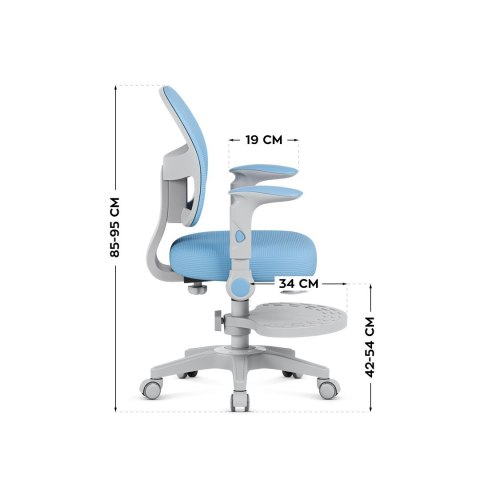 Fotel obrotowy Junior 5.0 Blue