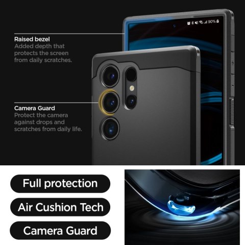 Etui ochronne na Samsung Galaxy S24 Ultra Tough Armor - czarne