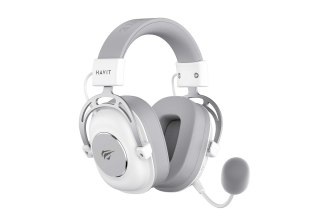 Słuchawki gamingowe Havit 2.4G H2002YG biało-szary