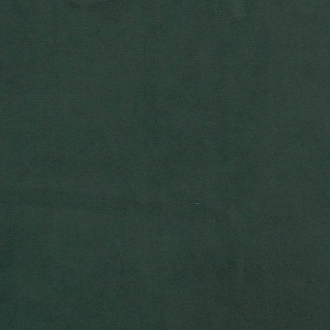 Łóżko kontynentalne z materacem i LED, ciemnozielone, 120x190cm