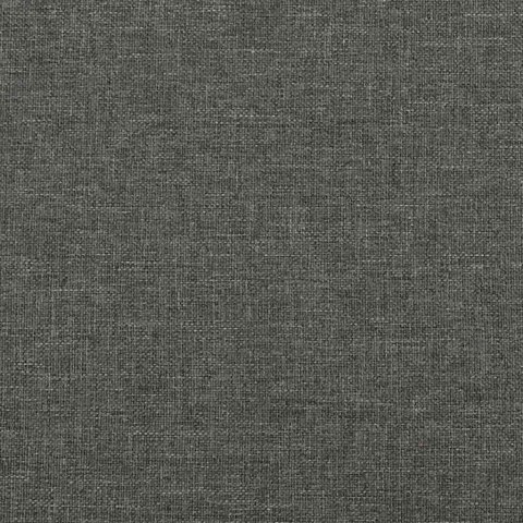 Łóżko kontynentalne z materacem, ciemnoszare, 120x190cm tkanina