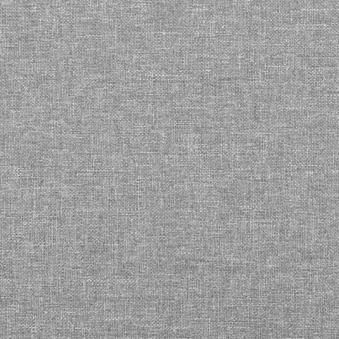 Łóżko kontynentalne z materacem, jasnoszare, 120x190 cm tkanina