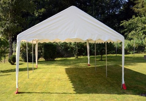 Namiot ogrodowy imprezowy 6×4 m, biały, PVC 400 g/m²