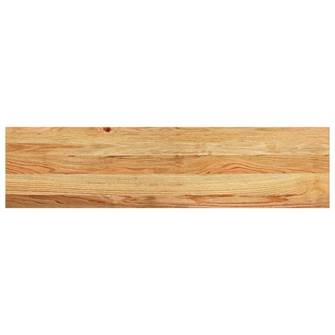 Stopnie schodowe, 12 szt. brązowe 100x25x2cm lite drewno dębowe