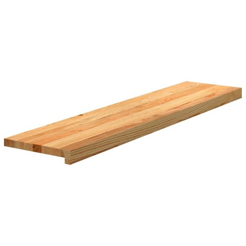 Stopnie schodowe, 12 szt. brązowe 110x25x2cm lite drewno dębowe