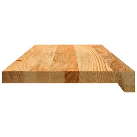 Stopnie schodowe, 12 szt. brązowe 70x25x2cm lite drewno dębowe