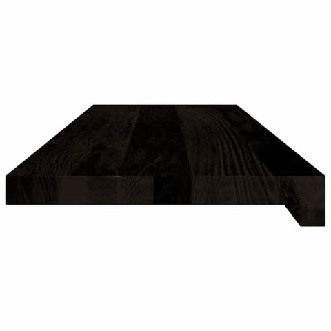 Stopnie schodowe 12 szt. brązowe 80x30x2 cm lite drewno dębowe