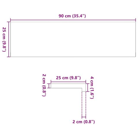 Stopnie schodowe 12 szt. brązowe 90x25x2 cm lite drewno dębowe