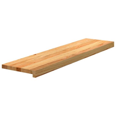 Stopnie schodowe, 20 szt. brązowe 100x30x2cm lite drewno dębowe
