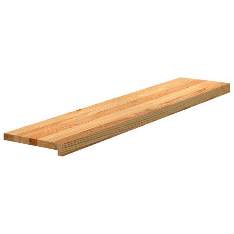 Stopnie schodowe, 20 szt. brązowe 120x25x2cm lite drewno dębowe