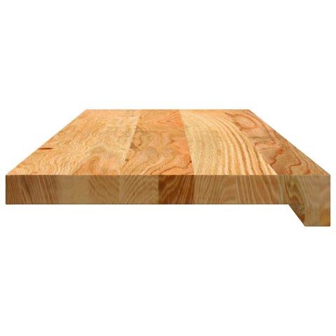 Stopnie schodowe, 20 szt. brązowe 70x25x2cm lite drewno dębowe
