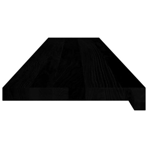 Stopnie schodowe, 8 szt. brązowe 120x25x2 cm lite drewno dębowe