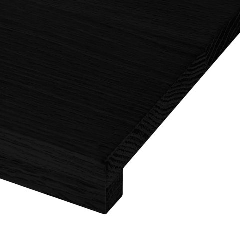 Stopnie schodowe, 8 szt. brązowe 90x25x2 cm lite drewno dębowe