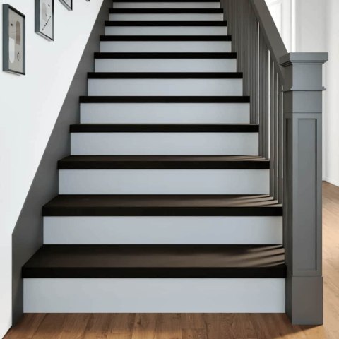Stopnie schodowe 16 szt. brązowe 100x30x2 cm lite drewno dębowe