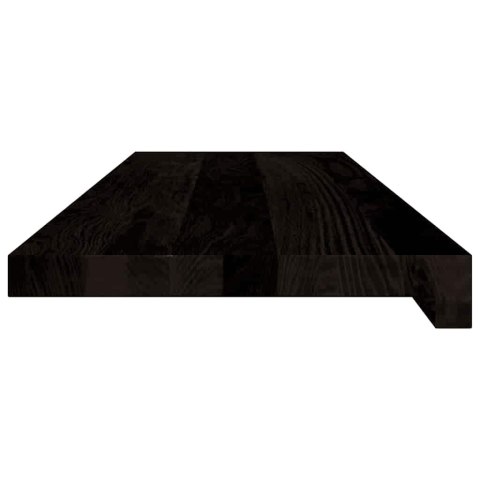 Stopnie schodowe 16 szt. brązowe 80x30x2 cm lite drewno dębowe
