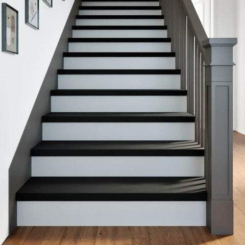 Stopnie schodowe, 20 szt. brązowe 100x30x2cm lite drewno dębowe