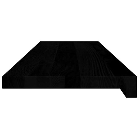 Stopnie schodowe, 20 szt. brązowe 90x25x2cm lite drewno dębowe