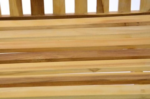 Ławka ogrodowa DIVERO 3-osobowa drewniana 150 cm