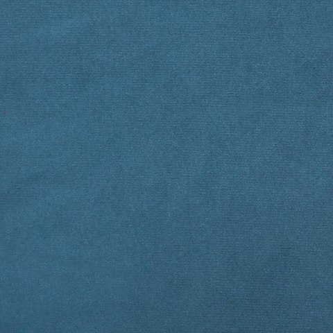 Łóżko kontynentalne z materacem, ciemnoniebieskie, 140x200 cm