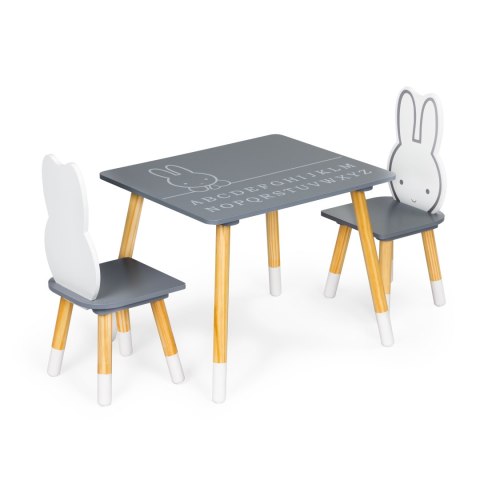 Stół stolik + 2 krzesła meble dla dzieci zestaw ECOTOYS