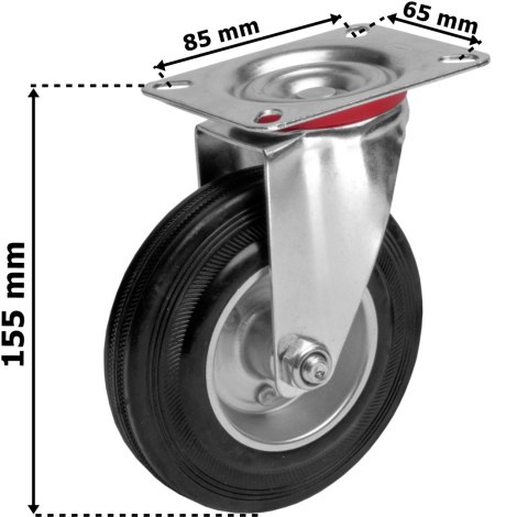 Zestaw jezdny 4 kółka MOVER meblowe 400kg