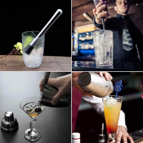 Zestaw barmański shaker do drinków NORWICH PREMIUM 18 elementów