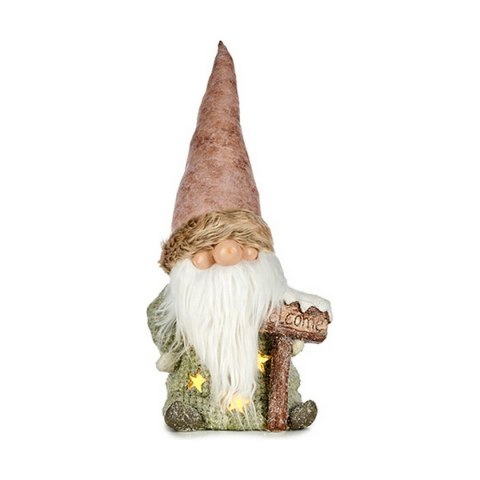 Figurka Dekoracyjna Krist+ Biały Brązowy Kolor Zielony Różowy Chochlik 21 x 58 x 27 cm