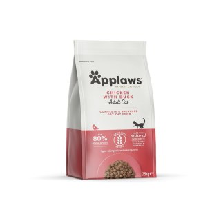 APPLAWS CAT Kurczak i Kaczka - karma dla kota z wysoką zawartością mięsa - 7,5kg