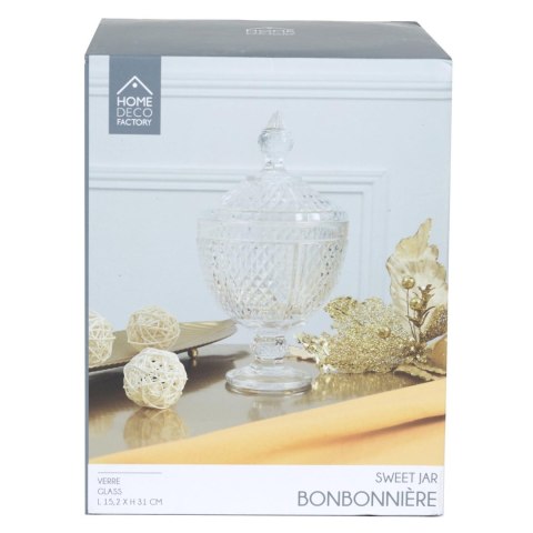Szklana bomboniera Diamond 31cm