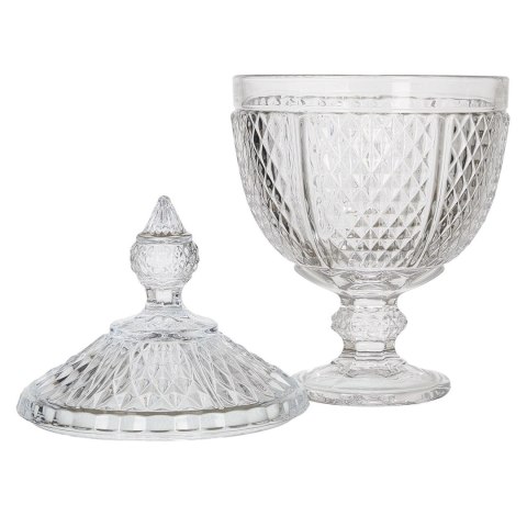 Szklana bomboniera Diamond 31cm