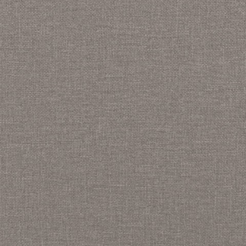Łóżko kontynentalne z materacem, taupe, tkanina, 140x200 cm