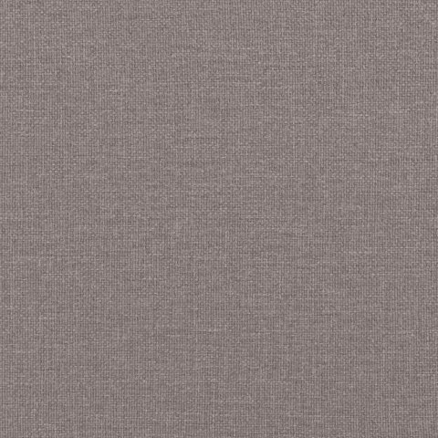 Łóżko kontynentalne z materacem, taupe, tkanina, 120x200 cm