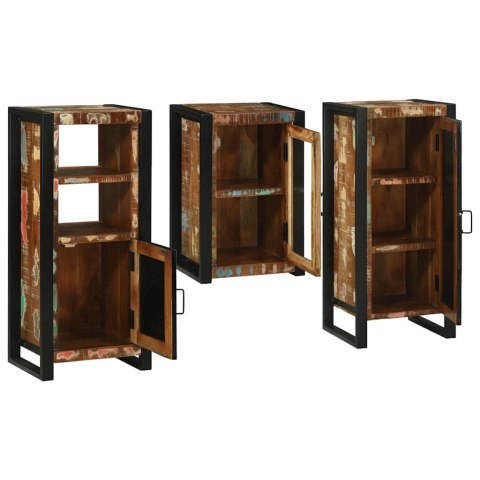 Zestaw mebli łazienkowych 3 pcs Lite odzyskane drewno