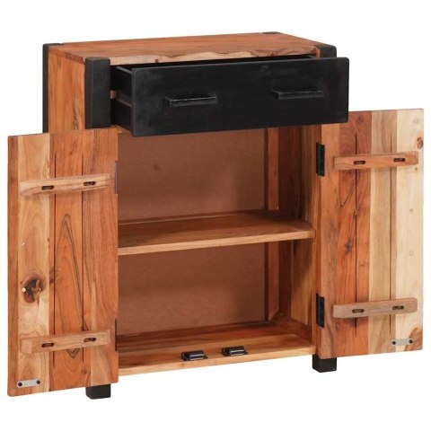 Bufet 2 pcs Brązowy 110 x 30 x 75 cm Lite drewno akacjowe