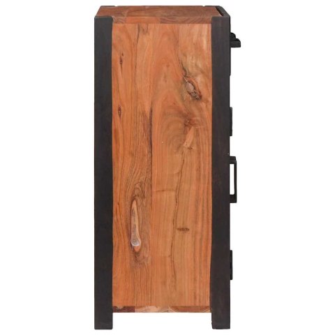 Bufet 2 pcs Brązowy 110 x 30 x 75 cm Lite drewno akacjowe