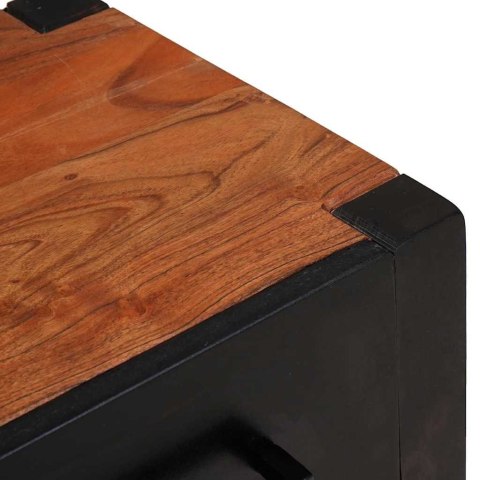 Bufet 2 pcs Brązowy 110 x 30 x 75 cm Lite drewno akacjowe