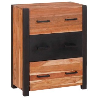 Bufet 3 pcs Brązowy 165 x 30 x 75 cm Lite drewno akacjowe