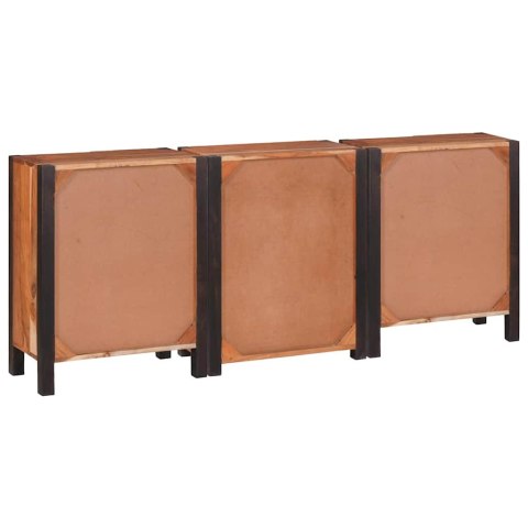 Bufet 3 pcs Brązowy 55 x 30 x 75 cm Lite drewno akacjowe