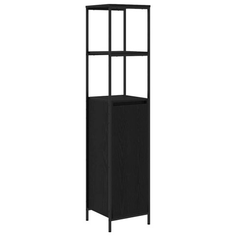 Zestaw mebli łazienkowych 5 pcs Czarny 76.5 x 35 x 95 cm
