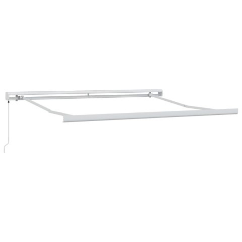 Markiza zwijana Czarny 350 x 250 cm Tkanina i Metal
