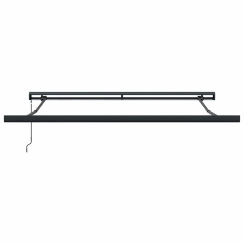 Markiza zwijana Czarny 350 x 250 cm Tkanina i Metal