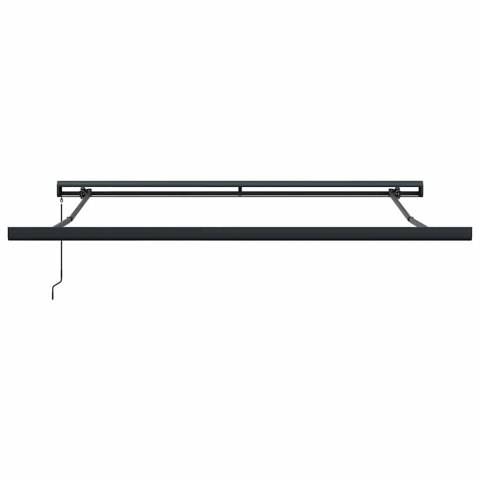 Markiza zwijana Czarny 350 x 250 cm Tkanina i Metal