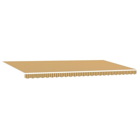 Markiza zwijana Wielokolorowe 600 × 350 cm Tkanina i Metal