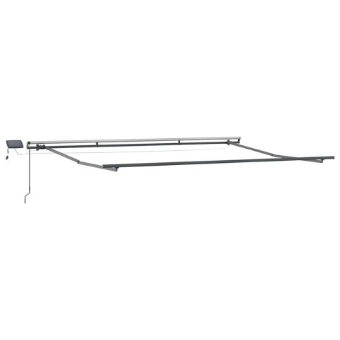 Markiza zwijana Ze LED Lights Wielokolorowe 450 ×300 cm tkanina