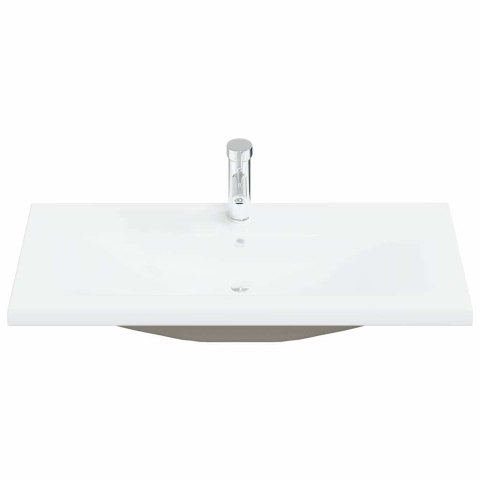 Zestaw mebli łazienkowych Montowane na ścianie 4 pcs Czarny Dąb