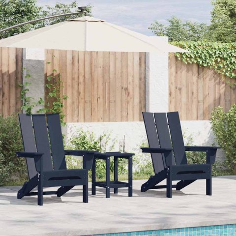 Meble wypoczynkowe do ogrodu 2 pcs Granatowy 74.5 x 80.5 x 90cm