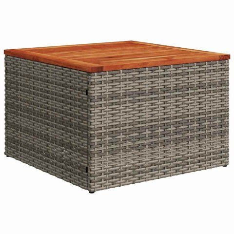 Zestaw Sof na Ogród z poduszką 10 pcs Szary Polirattan